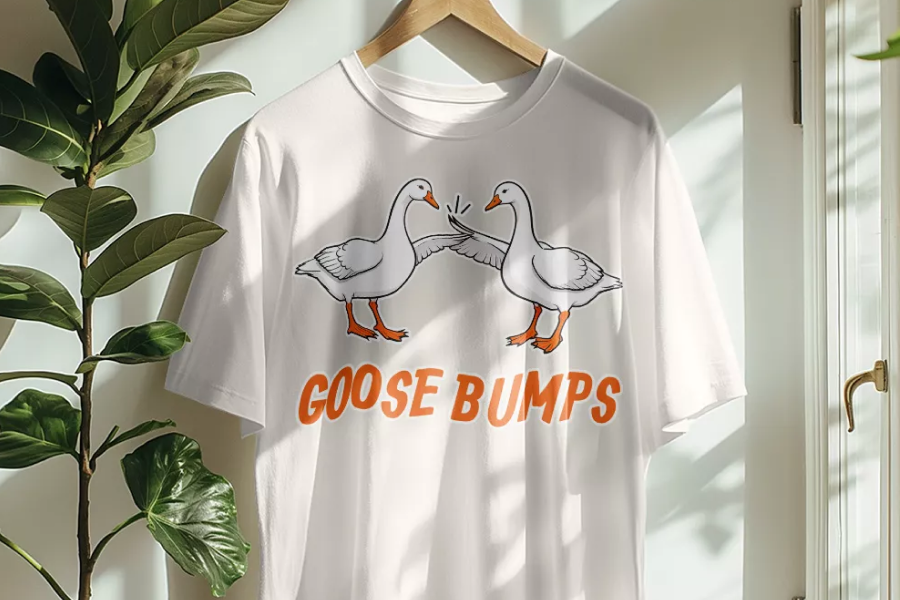 Durable Cotton Shirt with Funny Print